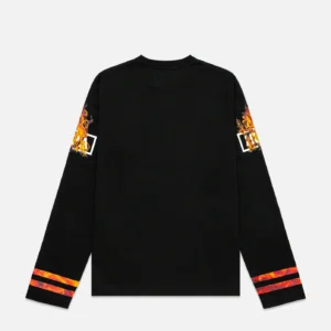 Hood by Air Ablaze Box Logo Hockey - Black