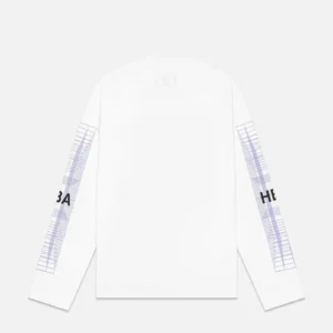 Hood by Air Ablaze Box Logo Hockey - White