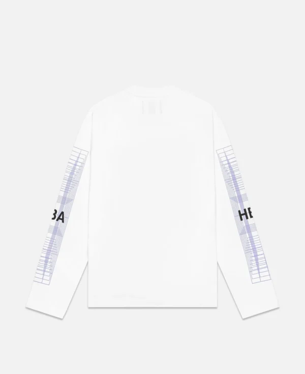 Hood by Air Ablaze Box Logo Hockey - White