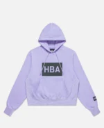 Hood by Air Box Logo Hoodie-Purple